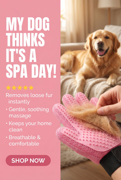 Pet Grooming & Massage Glove