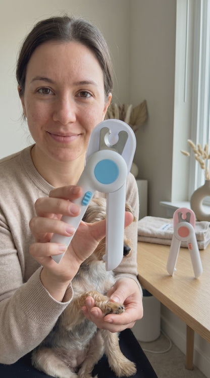 "LED Light Pet Nail Clippers"